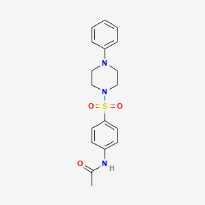 N-{4-[(4-phenylpiperazin-1-yl)sulfonyl]phenyl}acetamide