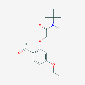 N-tert-butyl-2-(5-ethoxy-2-formylphenoxy)acetamide