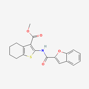 Methyl 2-(benzofuran-2-carboxamido)-4,5,6,7-tetrahydrobenzo[b]thiophene-3-carboxylate