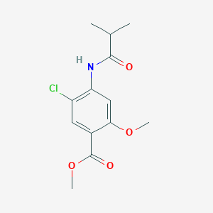 Methyl 5-chloro-4-(isobutyrylamino)-2-methoxybenzoate