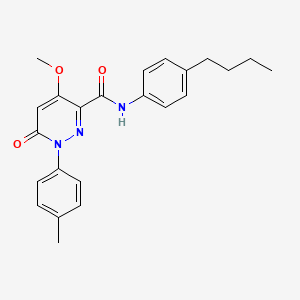N-(4-butylphenyl)-4-methoxy-1-(4-methylphenyl)-6-oxo-1,6-dihydropyridazine-3-carboxamide