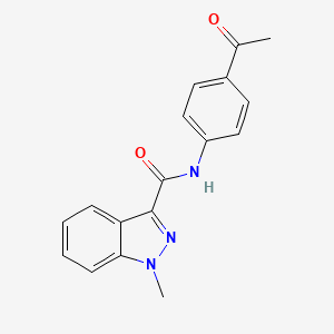 N-(4-acetylphenyl)-1-methyl-1H-indazole-3-carboxamide
