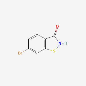 molecular formula C7H4BrNOS B2439440 6-bromobenzo[d]isothiazol-3(2H)-one CAS No. 1427079-44-4