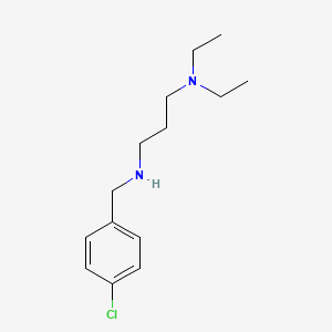 N-[(4-chlorophenyl)methyl]-N',N'-diethylpropane-1,3-diamine