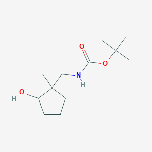 Tert-butyl N-[(2-hydroxy-1-methylcyclopentyl)methyl]carbamate