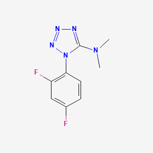N-[1-(2,4-difluorophenyl)-1H-1,2,3,4-tetraazol-5-yl]-N,N-dimethylamine