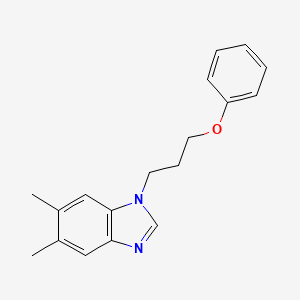 5,6-Dimethyl-1-(3-phenoxypropyl)benzimidazole