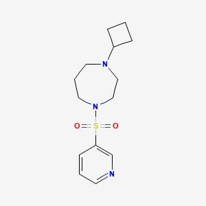 1-Cyclobutyl-4-(pyridin-3-ylsulfonyl)-1,4-diazepane