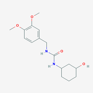 1-(3,4-Dimethoxybenzyl)-3-(3-hydroxycyclohexyl)urea
