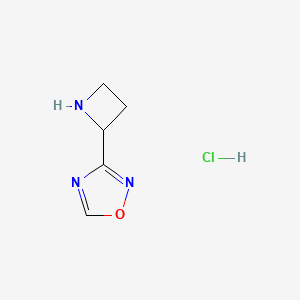 3-(Azetidin-2-yl)-1,2,4-oxadiazole hydrochloride