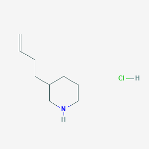 3-But-3-enylpiperidine;hydrochloride