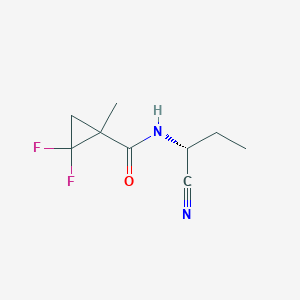N-[(1R)-1-Cyanopropyl]-2,2-difluoro-1-methylcyclopropane-1-carboxamide