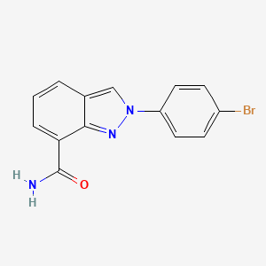 2-(4-Bromophenyl)-2H-indazole-7-carboxamide