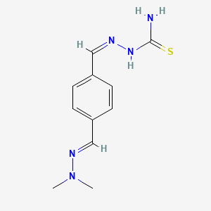 (Z)-2-(4-((E)-(2,2-dimethylhydrazono)methyl)benzylidene)hydrazinecarbothioamide