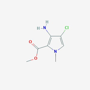 Methyl 3-amino-4-chloro-1-methylpyrrole-2-carboxylate
