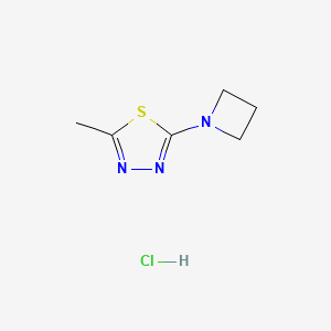 2-(Azetidin-1-yl)-5-methyl-1,3,4-thiadiazole;hydrochloride