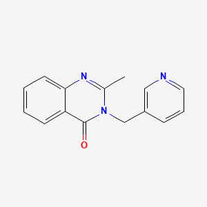 molecular formula C15H13N3O B2439726 2-methyl-3-(pyridin-3-ylmethyl)quinazolin-4(3H)-one CAS No. 892-60-4