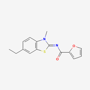 (Z)-N-(6-ethyl-3-methylbenzo[d]thiazol-2(3H)-ylidene)furan-2-carboxamide