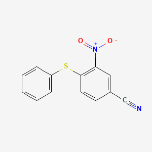 3-Nitro-4-(phenylsulfanyl)benzonitrile