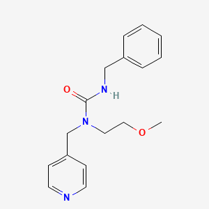 3-Benzyl-1-(2-methoxyethyl)-1-(pyridin-4-ylmethyl)urea