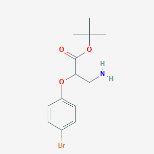 Tert-butyl 3-amino-2-(4-bromophenoxy)propanoate
