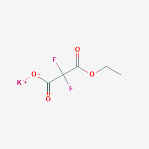 molecular formula C5H5F2KO4 B2439809 Potassium 3-ethoxy-2,2-difluoro-3-oxopropanoate CAS No. 795307-95-8
