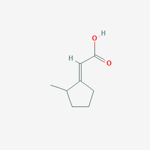 2-(2-Methylcyclopentylidene)acetic acid
