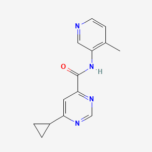 6-Cyclopropyl-N-(4-methylpyridin-3-yl)pyrimidine-4-carboxamide