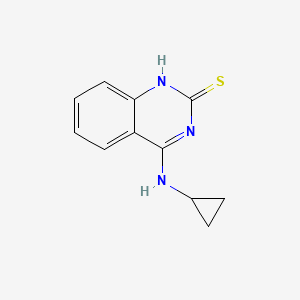 4-(Cyclopropylamino)quinazoline-2-thiol