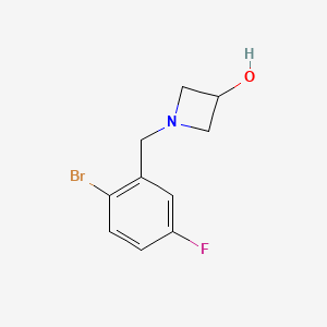 1-(2-Bromo-5-fluorobenzyl)azetidin-3-ol