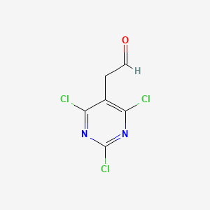 2-(2,4,6-Trichloropyrimidin-5-yl)acetaldehyde