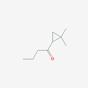 molecular formula C9H16O B2440005 1-(2,2-Dimethylcyclopropyl)butan-1-one CAS No. 1695002-73-3