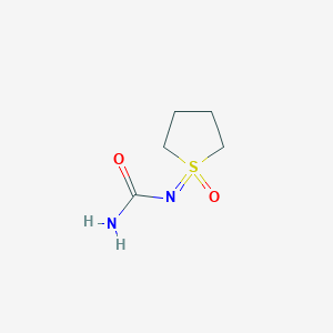 molecular formula C5H10N2O2S B2440057 (1-氧代噻唑环-1-基)脲 CAS No. 2253639-21-1