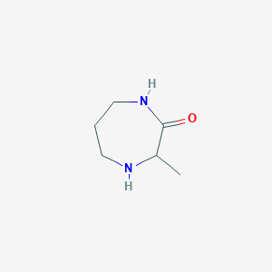 molecular formula C6H12N2O B2440058 3-Methyl-1,4-diazepan-2-one CAS No. 217973-05-2