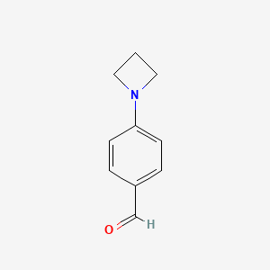 molecular formula C10H11NO B2440198 4-(Azetidin-1-yl)benzaldehyde CAS No. 353247-81-1