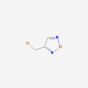 molecular formula C3H3BrN2O B2440232 3-(Bromomethyl)-1,2,5-oxadiazole CAS No. 849415-41-4
