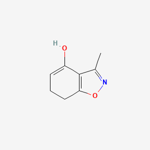 molecular formula C8H9NO2 B2440448 3-Methyl-6,7-dihydrobenzo[d]isoxazol-4-ol CAS No. 383377-52-4