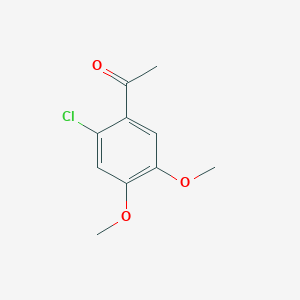 B2440457 1-(2-Chloro-4,5-dimethoxyphenyl)ethan-1-one CAS No. 161199-98-0