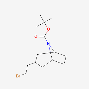 Tert-butyl 3-(2-bromoethyl)-8-azabicyclo[3.2.1]octane-8-carboxylate