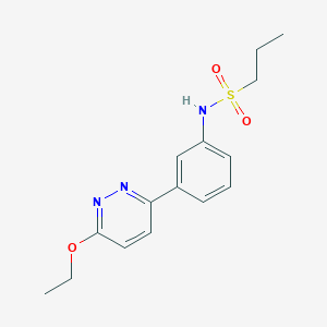 N-[3-(6-ethoxypyridazin-3-yl)phenyl]propane-1-sulfonamide