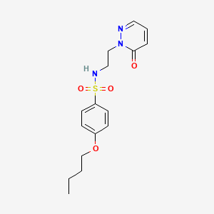 4-butoxy-N-(2-(6-oxopyridazin-1(6H)-yl)ethyl)benzenesulfonamide