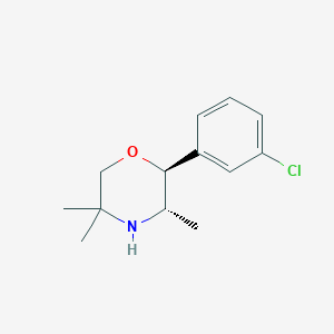 (2S,3S)-2-(3-Chlorophenyl)-3,5,5-trimethylmorpholine