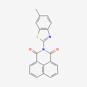 2-(6-methyl-1,3-benzothiazol-2-yl)-1H-benzo[de]isoquinoline-1,3(2H)-dione