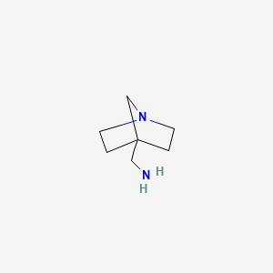 molecular formula C7H14N2 B2440650 1-Azabicyclo[2.2.1]heptan-4-ylmethanamine CAS No. 1135935-37-3