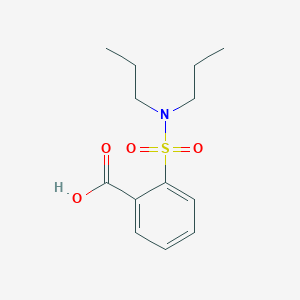molecular formula C13H19NO4S B2440652 2-(Dipropylsulfamoyl)benzoic acid CAS No. 1016723-74-2