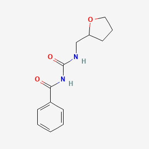 molecular formula C13H16N2O3 B2440718 N-(oxolan-2-ylmethylcarbamoyl)benzamide CAS No. 325763-24-4