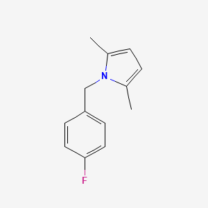 B2440741 1-(4-Fluorobenzyl)-2,5-dimethyl-1H-pyrrole CAS No. 908294-62-2