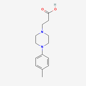 B2440812 3-[4-(4-Methylphenyl)piperazin-1-yl]propanoic acid CAS No. 500294-65-5