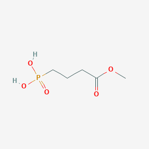 molecular formula C5H11O5P B2440867 Methyl 4-phosphonobutanoate CAS No. 1263034-23-6