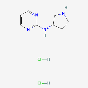 N-[(3S)-Pyrrolidin-3-yl]pyrimidin-2-amine dihydrochloride